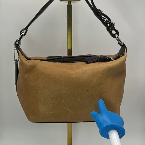 Vintage Coach Y2K leather - suede - signature mini bag - Picture 8 of 13